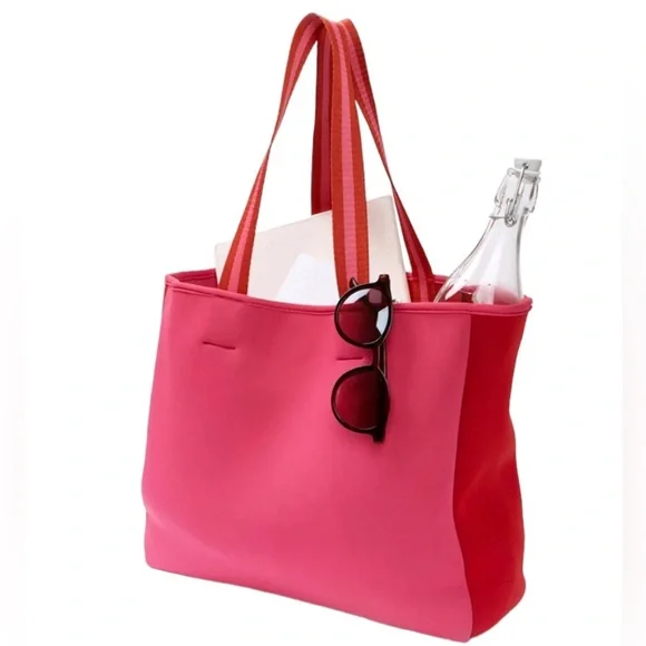 Summersalt pink and red tote bag NWT - Picture 2 of 4